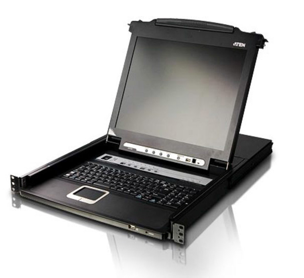 LCD KVM Switch, USB-PS/2, VGA 