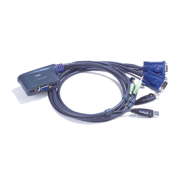 Commutateur KVM, VGA, USB, Audio 