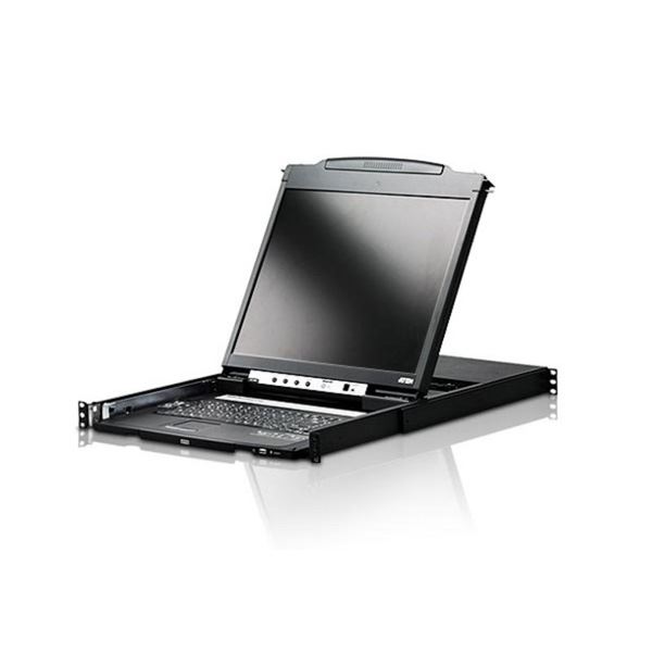 Console KVM, VGA, PS/2 USB, port périphérique, LCD 48cm 