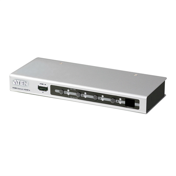 Grafik Switch, HDMI/Audio/Video, 4 Ports, mit Fernbedienung 
