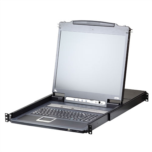 LCD KVM over IP Switch, 19-Zoll, USB-PS/2, VGA, 8-Port 