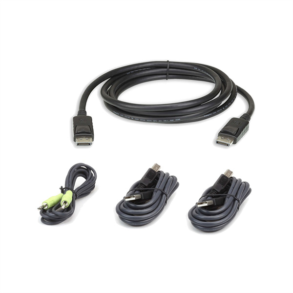 USB DisplayPort Secure KVM Kabel Set 3M, 2L-7D03UDPX4 