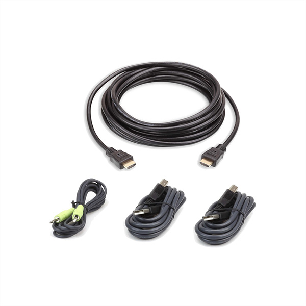USB HDMI Secure KVM Kabel Set, 2L-7D03UHX4 