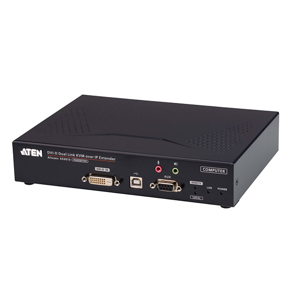 KE6910T Système d'extension KVM 2K DVI-D Dual Link sur IP, émetteur 