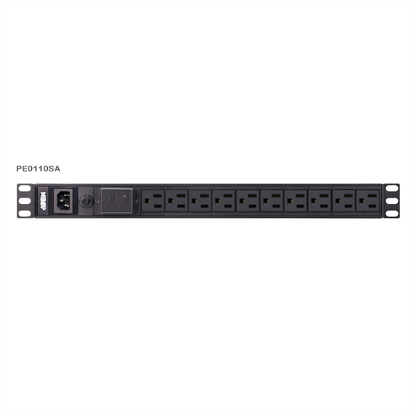 10-Port 10A Basic PDU PE0110SG, 1HE 