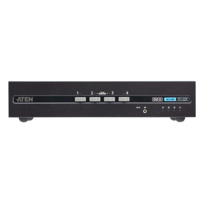 CS1144D4 Commutateur KVM sécurisé DVI à 4 ports USB et double affichage 