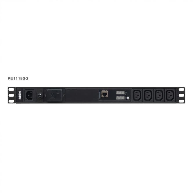 PE1118SG 1U Basis PDU mit Überspannungsschutz 