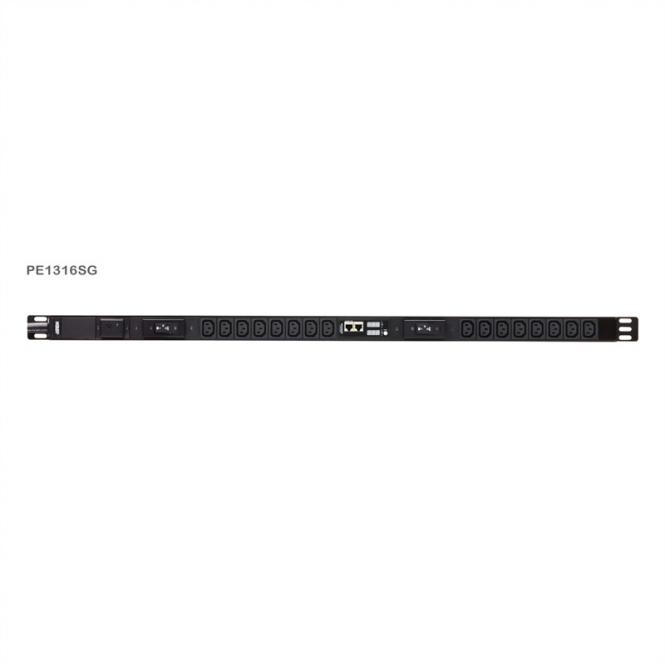 PE1316SG 0U Basis PDU mit Messfunktion und Überspannungsschutz 