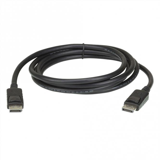 2L-7D03DP-1 DisplayPort 1.4 Kabel, schwarz, 3m 