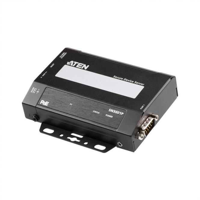 SN3401P 1-Port RS-232/422/485 Secure Device Server mit PoE 