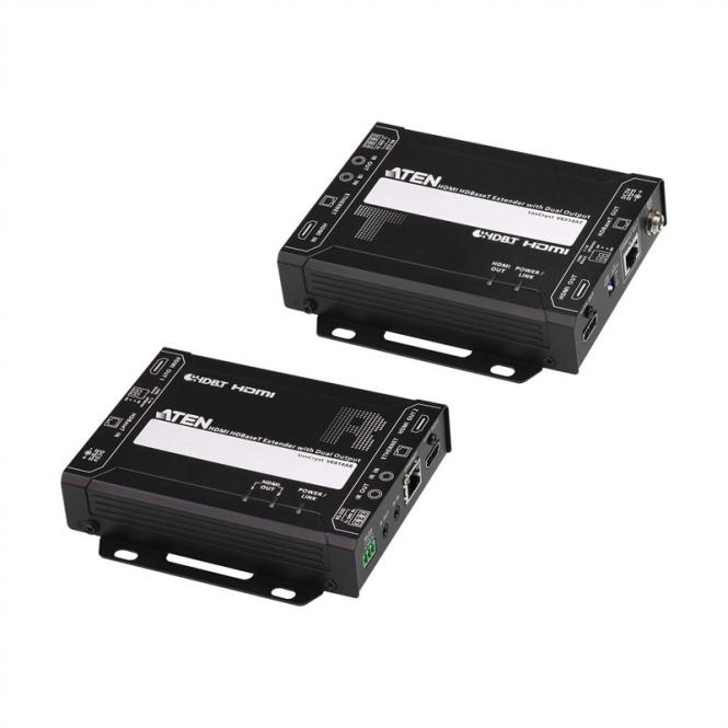 Système d'extension HDBaseT HDMI avec deux sorties (4K à 100m) 