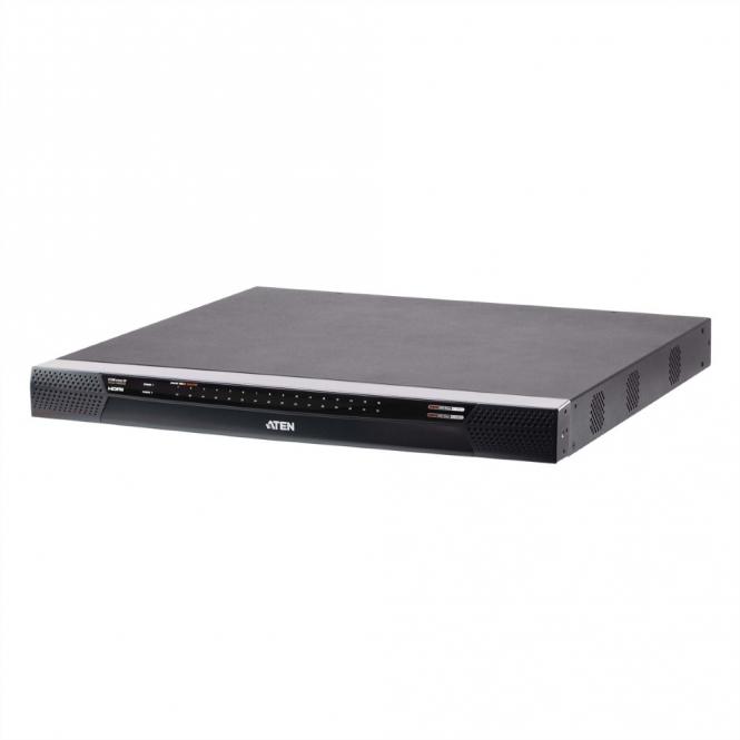 KN8032VB 32-Port Multi Interface Cat 5 KVM over IP Switch 1 Local 8 Remote Access 