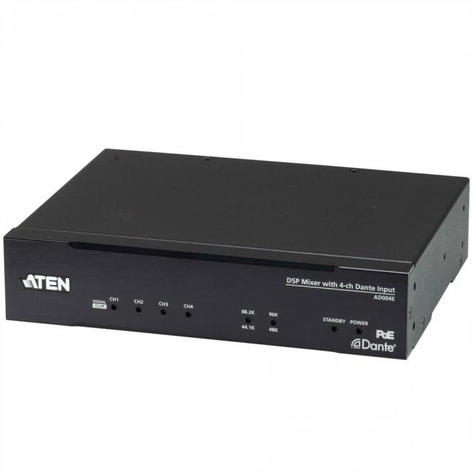 AD004E Mélangeur DSP avec entrée Dante à 4 canaux 