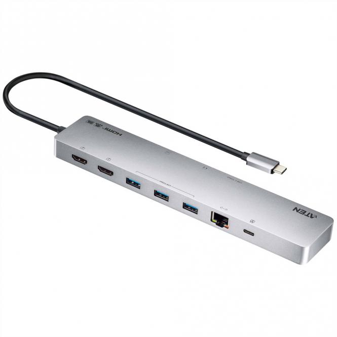 UH3240 USB-C Dock 4K Dual Display mit Power Passthrough 