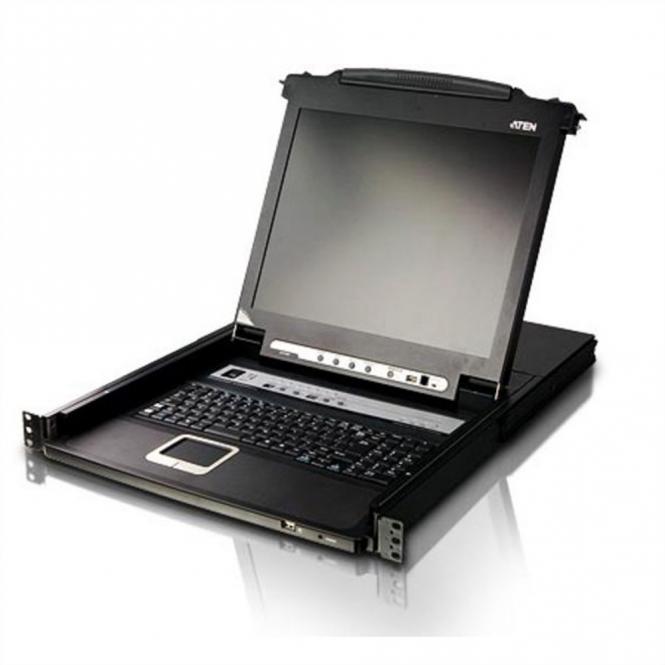 CL5716N LCD KVM Switch, USB-PS/2, VGA, ES-Layout 