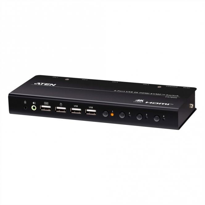 CS784H 4-Port USB HDMI KVM Switch 