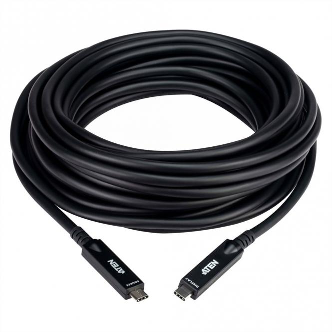 UE3410F aktives optisches Ultra HD-Kabel mit USB-C, schwarz, 10m 