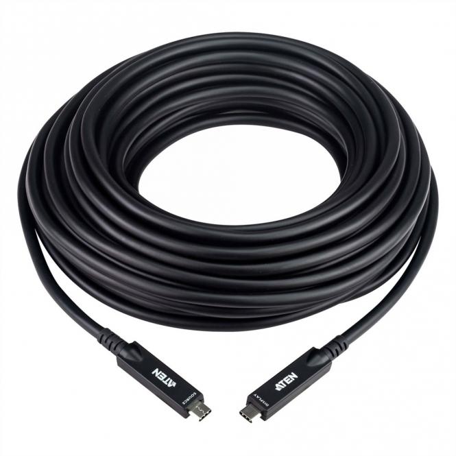 UE3415F aktives optisches Ultra HD-Kabel mit USB-C, schwarz, 15m 