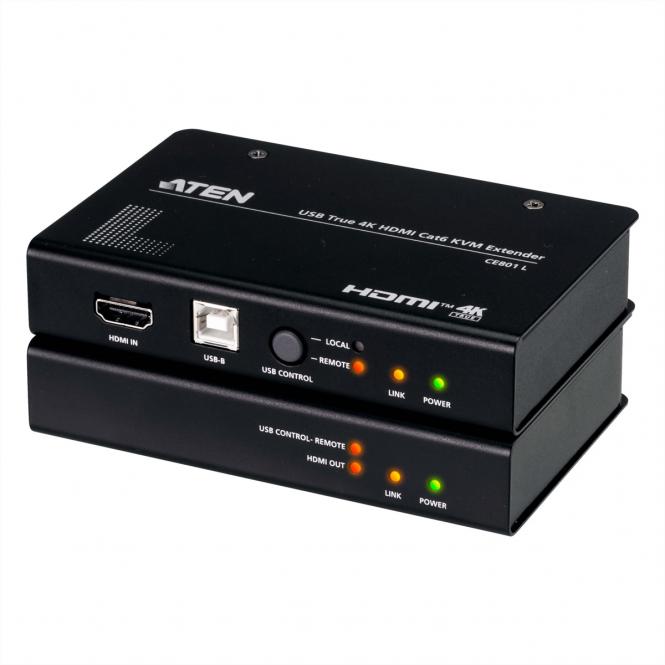 CE801 USB True 4K HDMI Cat 6 KVM Extender 