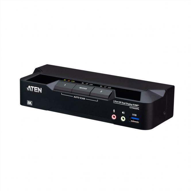 CS1942DPA 2-Port USB 3.0 8K DP KVM, DUAL View 