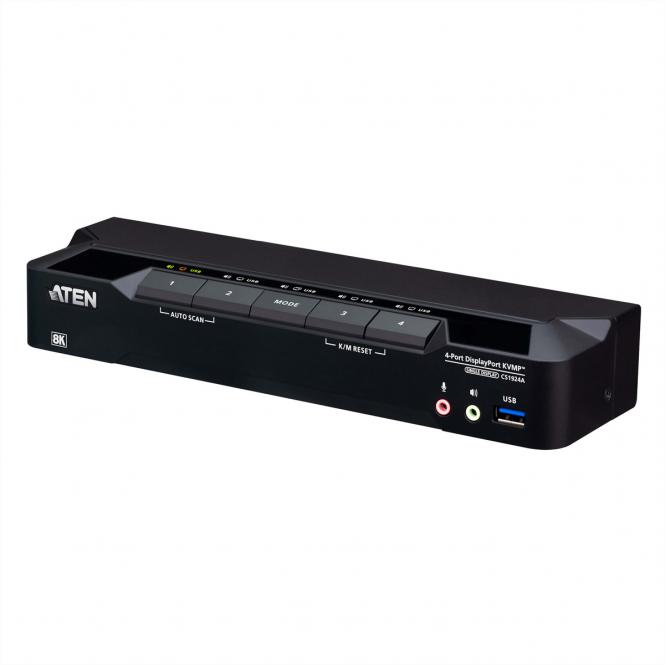 CS1924A 4-Port USB 3.0 8K DisplayPort KVM Switch 