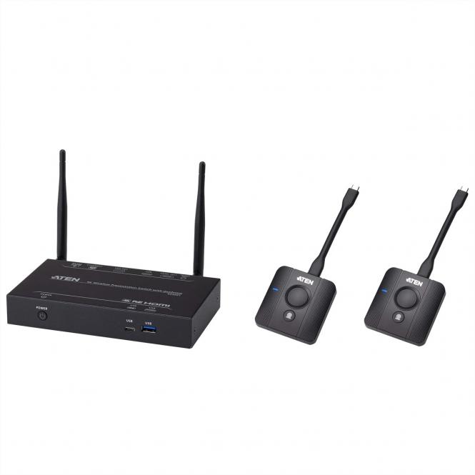 VP2021KIT 4K Wireless Präsentations Switche Quad View 
