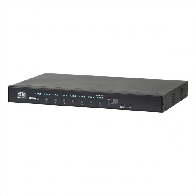 PE6208AV IP-Fernschaltsteckdose, 8 Port, 1HE 
