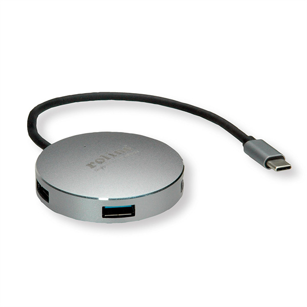 Hub USB 3.2 Gen 1, 4 ports, prise type C 