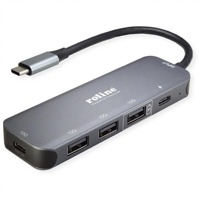 USB 3.2 Gen 2 Hub, 4fach, Typ-C-Anschlusskabel 