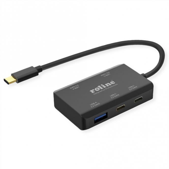 Hub USB 3.2 Gen2 , 4 ports (2x A + 2x C), +PD(100W) 