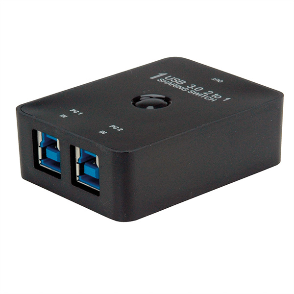 2-Port manueller USB 3.2 Gen 1 Switch 