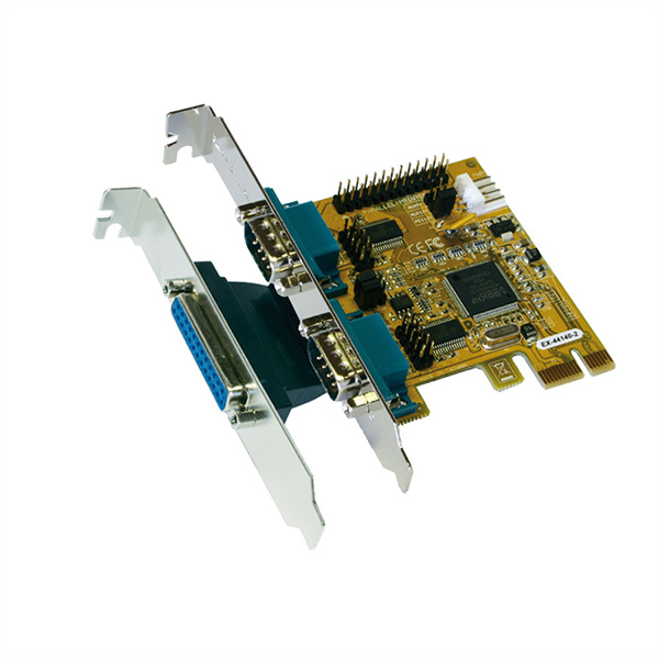 EX-44140-2 Carte PCI Express x1, 2x RS232 + 1x EPP/ECP 