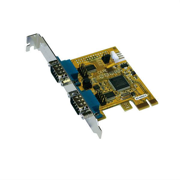 EX-44042-2 Carte PCI Express x1, 2x RS232 