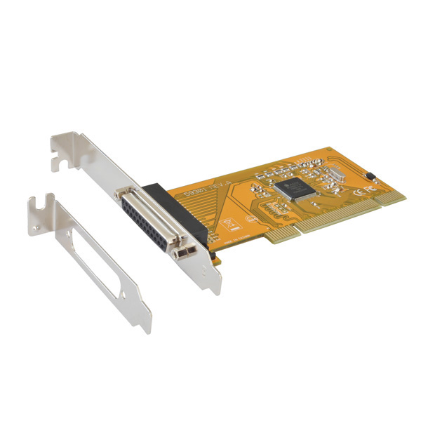 EX-41001 Carte PCI 1x parallèle EPP/ECP avec Low Profile 