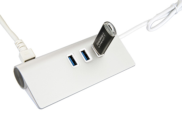 EX-1132-N Hub USB 3.0 à 3 ports et 1GB LAN 