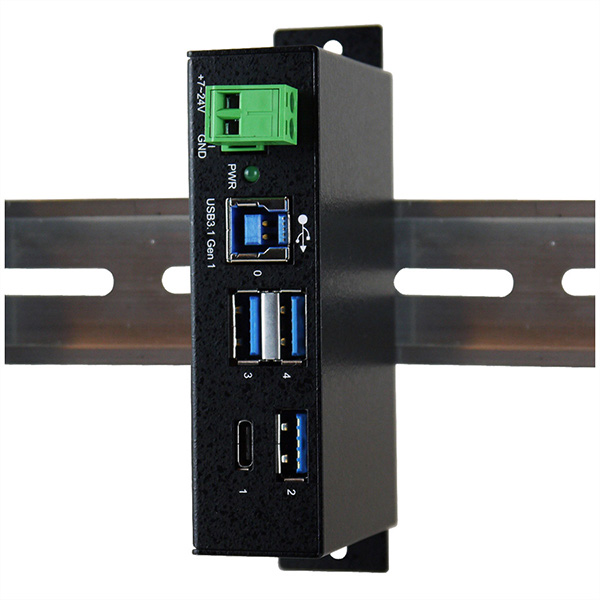 EX-1194HMS Hub USB 3.0 3.1 Gen1 à 4 ports, C-femelle, protection de surten 