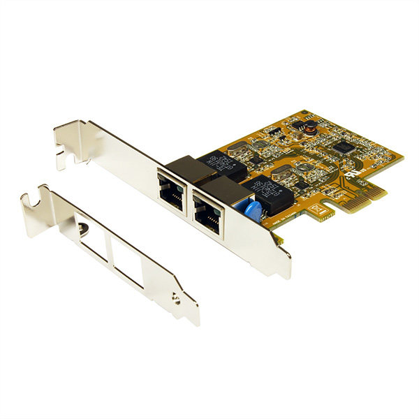 EX-6072-4K Carte PCIe Dual Ethernet 2 ports, protection de surtension 4KV 