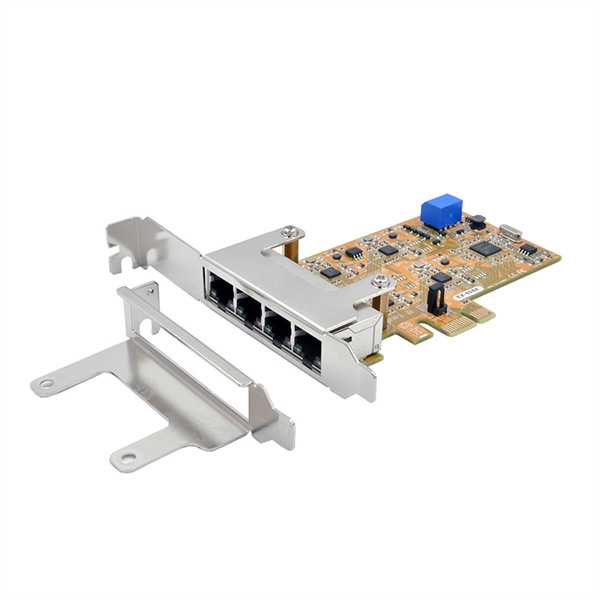 EX-6084 Carte PCIe 4 ports Quad Ethernet 1Gigabit 