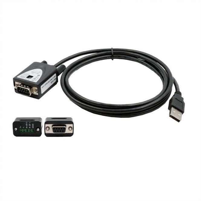 Convertisseur de port USB 2.0 vers 1x série RS-422/485, 15KV ESD, EX-1346IS 