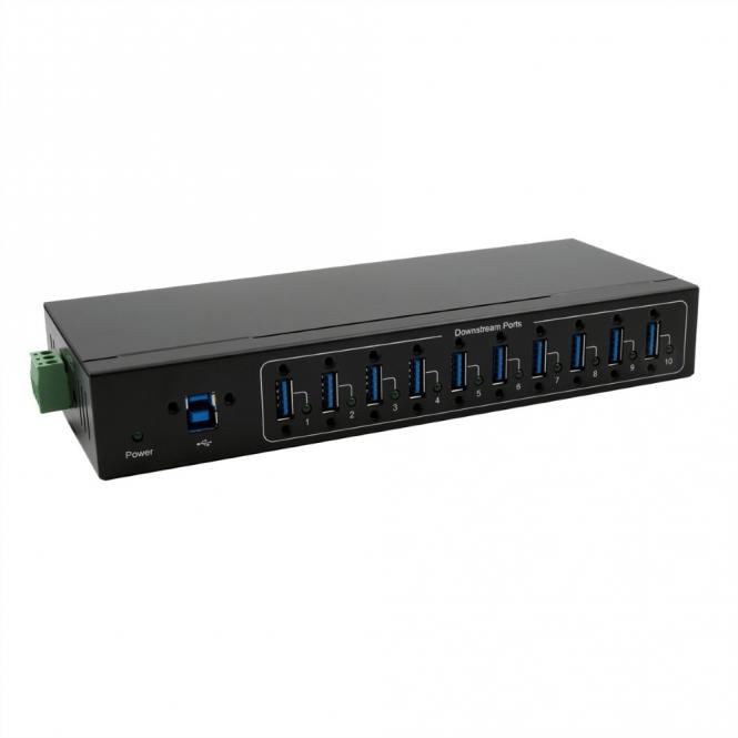 EX-11220HMVS HUB 10 ports USB 3.2 Gen 1 Métal VIA VL811+ Chipset 