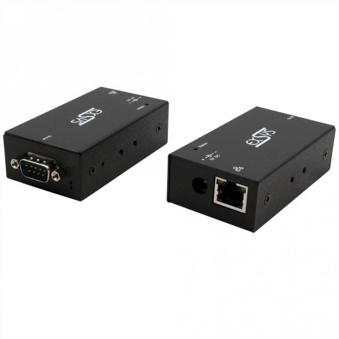 EXSYS EX-6111-2 Ethernet vers 1x RS-232, avec adaptateur secteur 