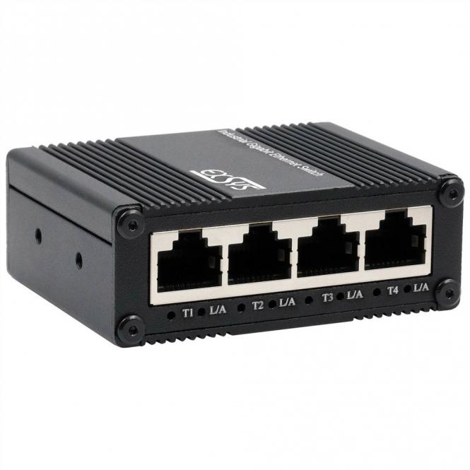 EX-62021 Micro-switch Gigabit industriel à 5 ports, non géré, alimentation USB-C 