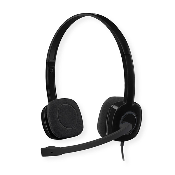 Stereo-Headset, H151, schwarz 