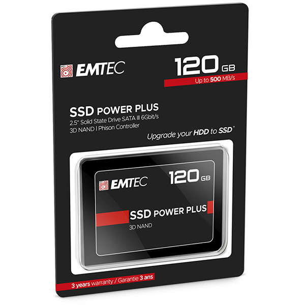 SSD Intern X150 120GB, SSD Power Plus, 2.5 Zoll, SATA III 6GB/s 