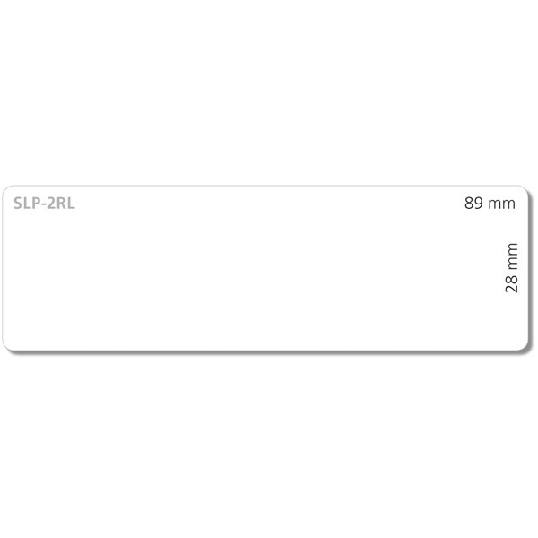 Etiquettes blanches (Standard),SLP-2RL, x 130, 2 rouleaux 