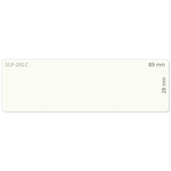 SLP-2RLC Adressetiketten, transparent 