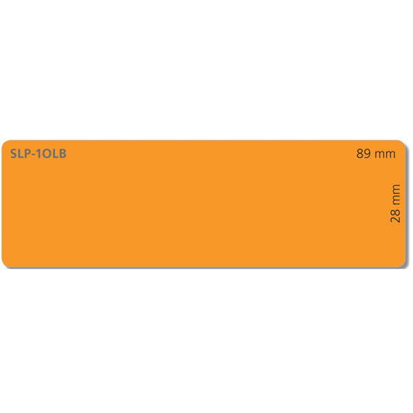 SLP-1OLB Etiquettes d'adresse oranges 