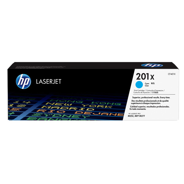 HP Color LaserJet Pro Toner Nr. 201X, cyan 