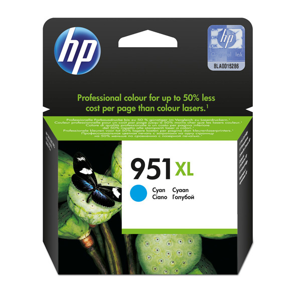 Cartouche d'impression HP n° 951XL cyan