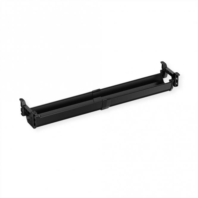 Goulotte Easy2Open, montage sous table, noir, 85,8cm 